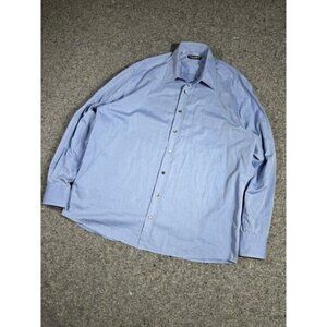 Vintage Dolce & Gabbana Men’s Dress Shirt Xl /  Blue